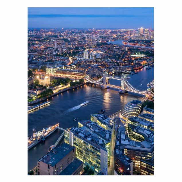 Lavagne magnetiche con architettura e skylines Londra di notte