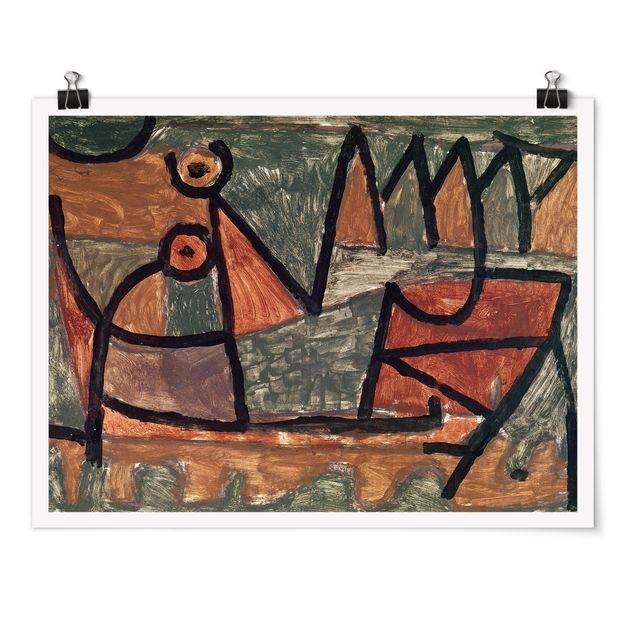 Quadri astratti Paul Klee - Sinistro viaggio in barca