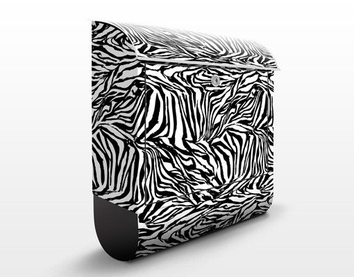 Cassette della posta con animali Motivo Zebra Design