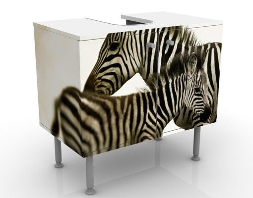 Mobile per lavabo design Zebra Pair