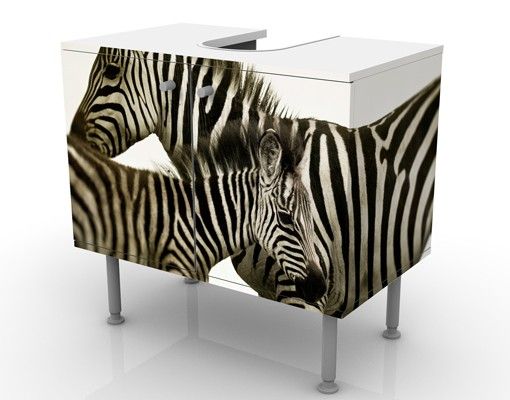 Mobile per lavabo design Zebra Pair