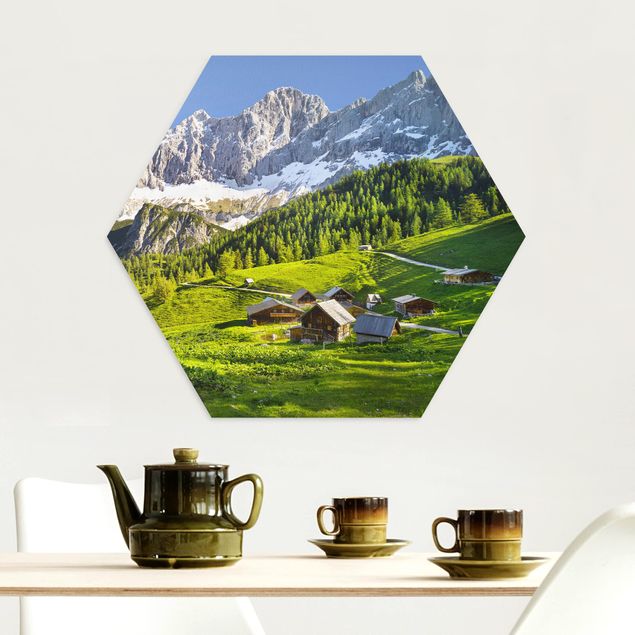 Quadri paesaggistici Prato alpino della Stiria