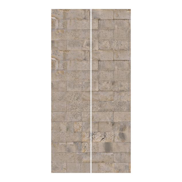 Tessili per la casa Brick Wallpaper Concrete