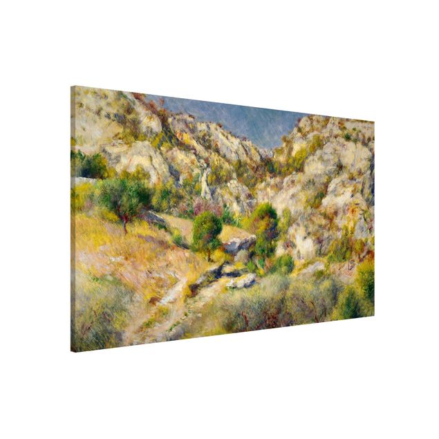 Quadri con paesaggio Auguste Renoir - Roccia all'Estaque