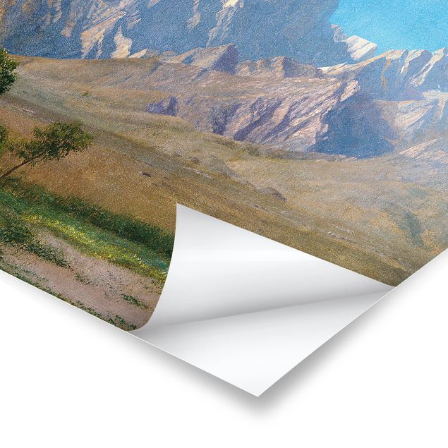 Riproduzione quadri famosi Albert Bierstadt - Campo Indipendenza, Colorado