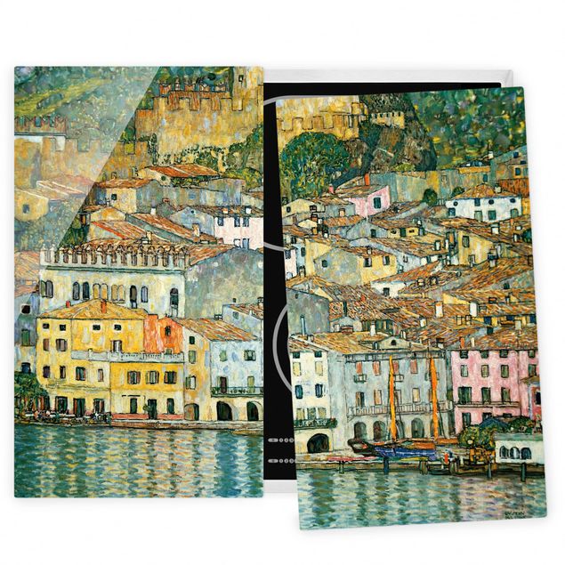 Riproduzioni Gustav Klimt - Malcesine sul lago di Garda