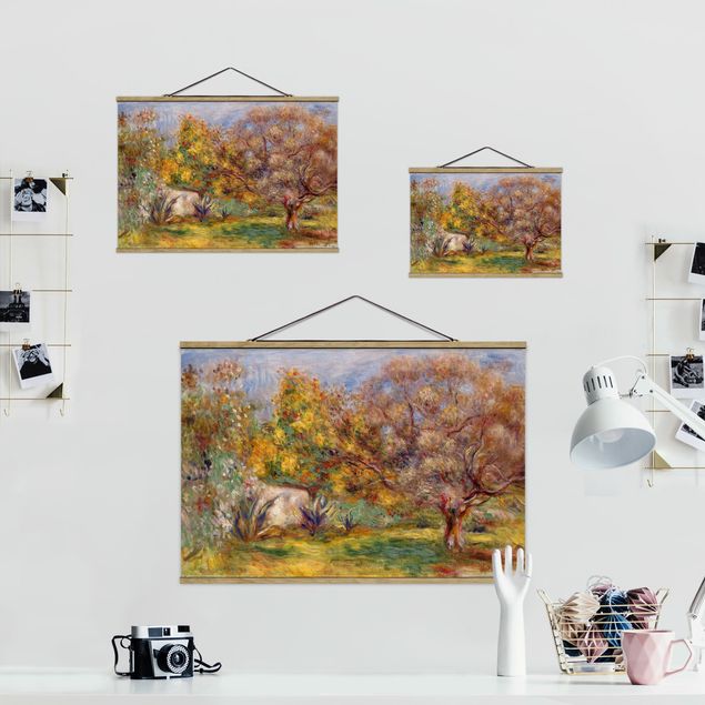 Quadri moderni per arredamento Auguste Renoir - Giardino degli ulivi