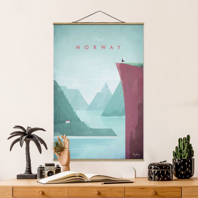 Quadri con paesaggio Poster di viaggio - Norvegia