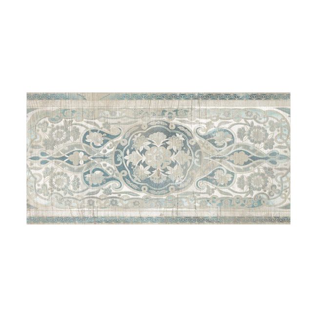 Tappeti bianchi Pannelli in legno Persiano Vintage IV