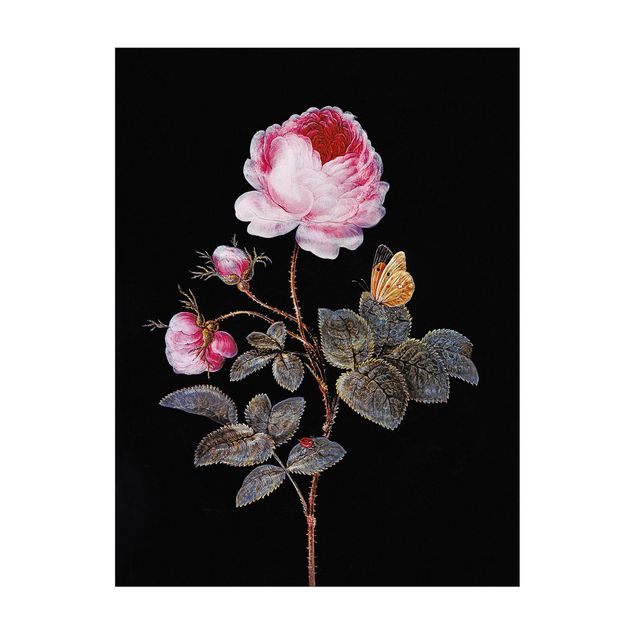 tappeti con fiori Barbara Regina Dietzsch - La rosa dai cento petali