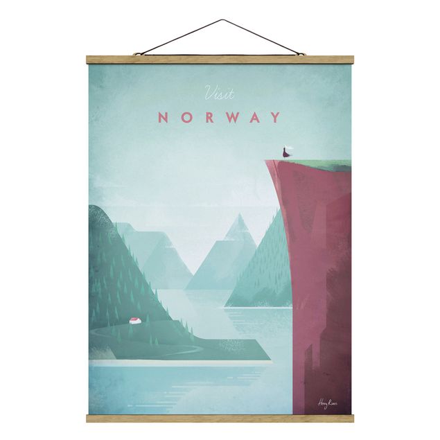 Riproduzioni quadri Poster di viaggio - Norvegia