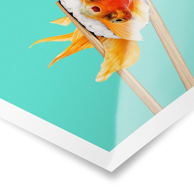 Quadri Jonas Loose Sushi con pesce rosso