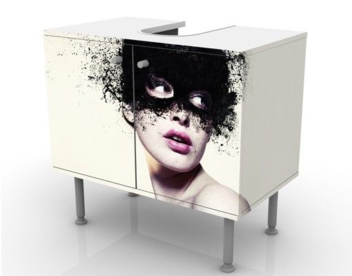 Mobile per lavabo design The Girl With The Black Mask