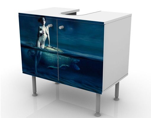 Mobile per lavabo design Nude With Fish