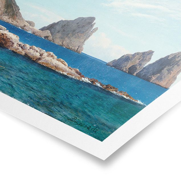 Quadri paesaggistici Albert Bierstadt - Canottaggio dalle rocce