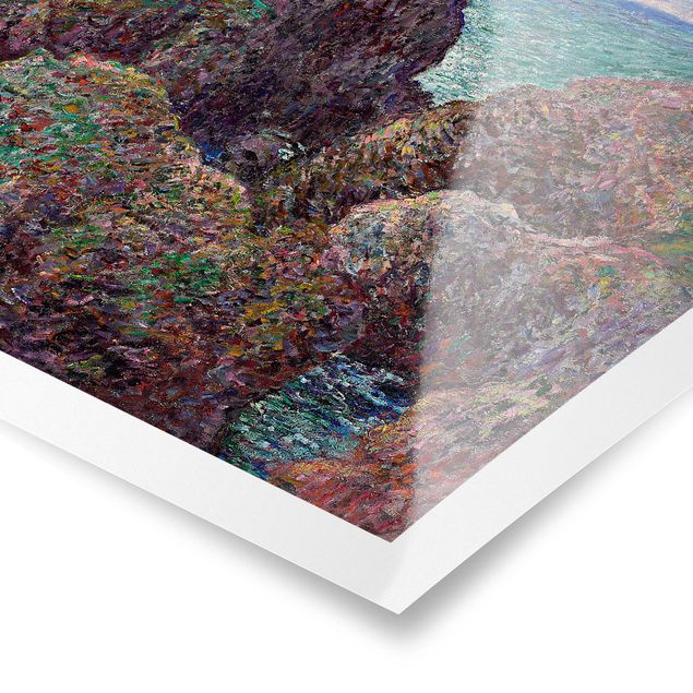 Quadri con spiaggia e mare Claude Monet - Gruppo di rocce a Port-Goulphar