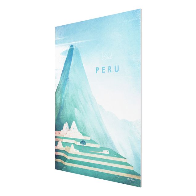 Quadri vintage Poster di viaggio - Perù