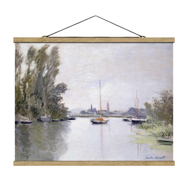 Quadri impressionisti Claude Monet - Argenteuil vista dal piccolo braccio della Senna