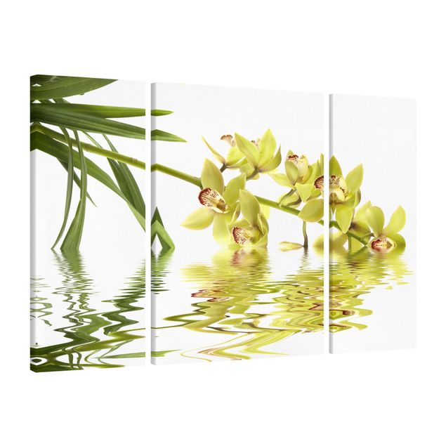 Tele componibili Eleganti acque di orchidea