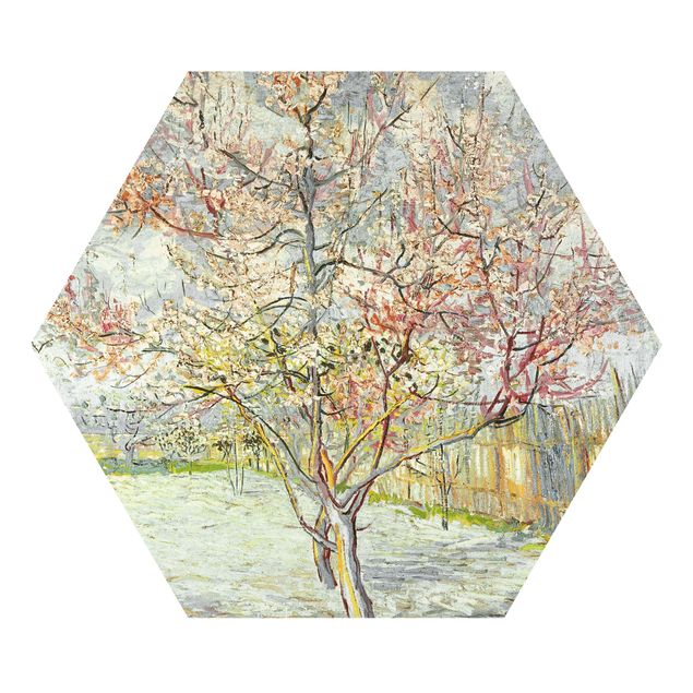 Quadro paesaggio Vincent van Gogh - Peschi in fiore
