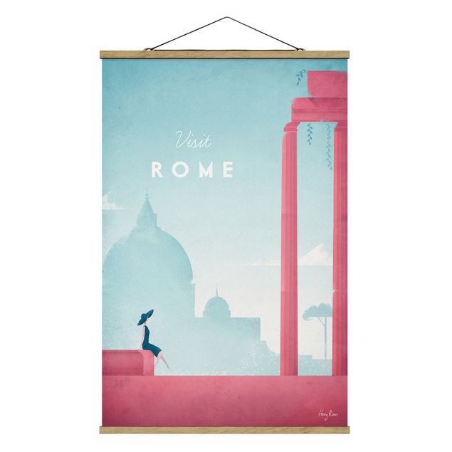 Quadro città Poster di viaggio - Roma