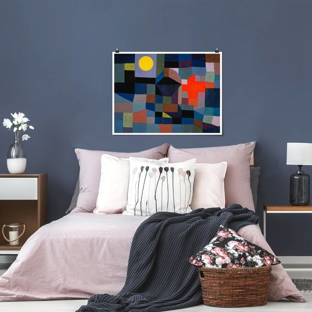 Quadro moderno Paul Klee - Fuoco di luna piena
