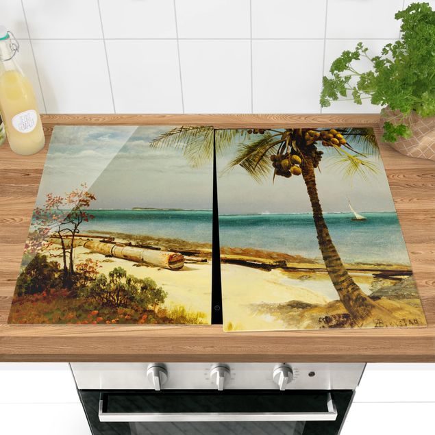 Stampe quadri famosi Albert Bierstadt - Costa tropicale