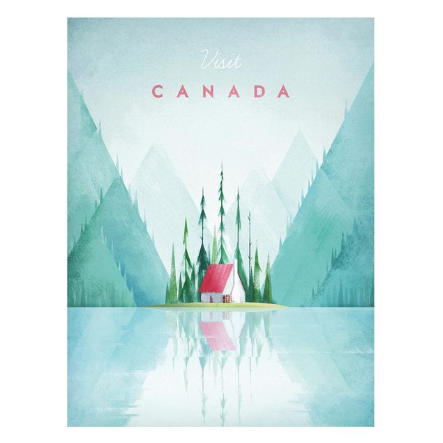 Quadro alberi Poster di viaggio - Canada