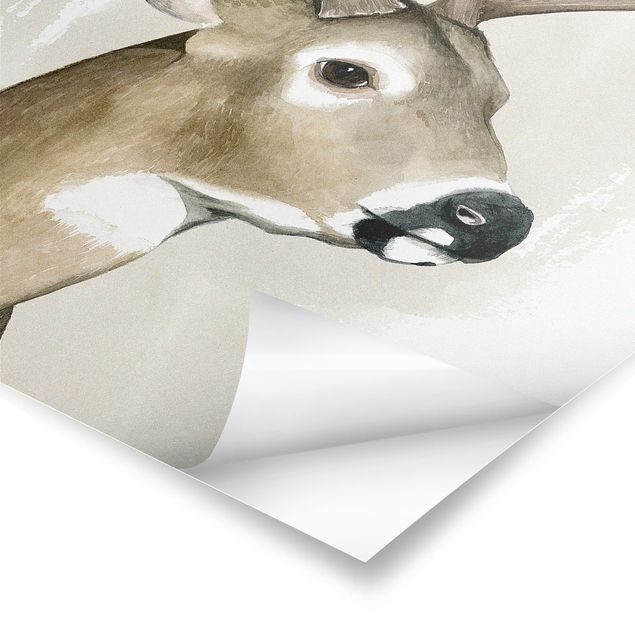 Stampe poster Amici della foresta - Cervo