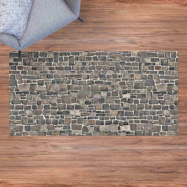 tappeto passatoia Carta da parati Muro in pietra di cava e naturale