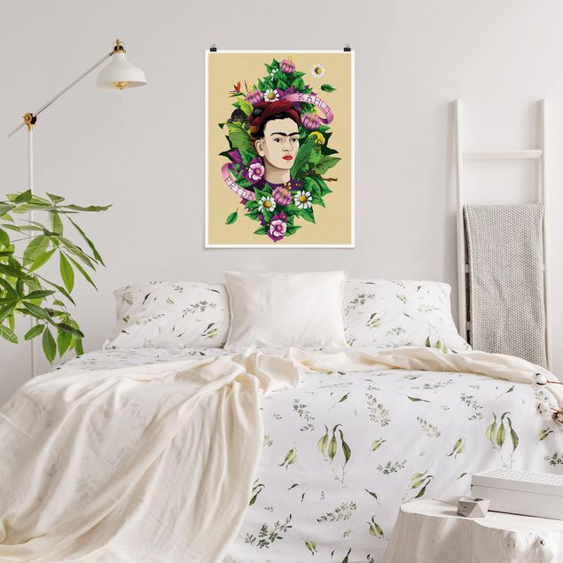 Quadri farfalle Frida Kahlo - Frida