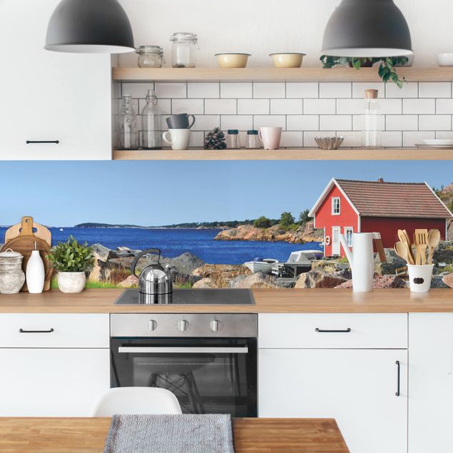 Rivestimenti per cucina con paesaggio Vacanze in Norvegia