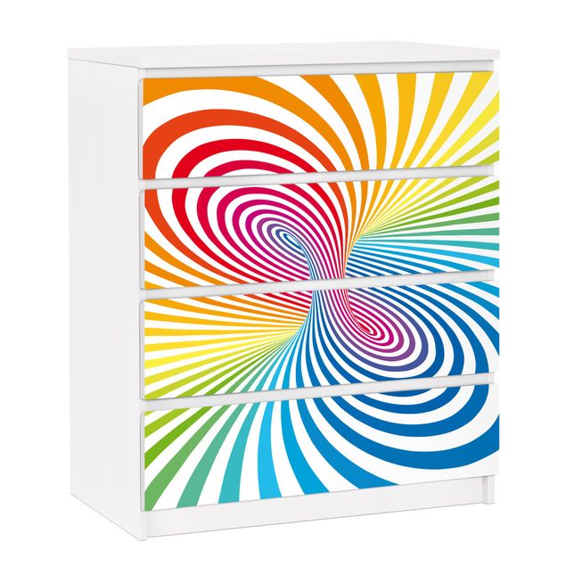 Pellicole adesive con disegni Vortice di colore