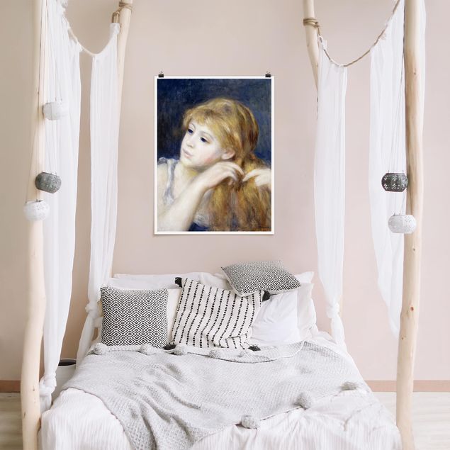 Quadri Impressionismo Auguste Renoir - Testa di giovane donna