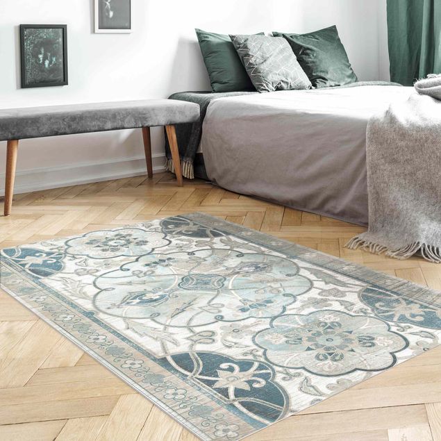 tappeto design moderno Pannelli in legno Persiano Vintage II
