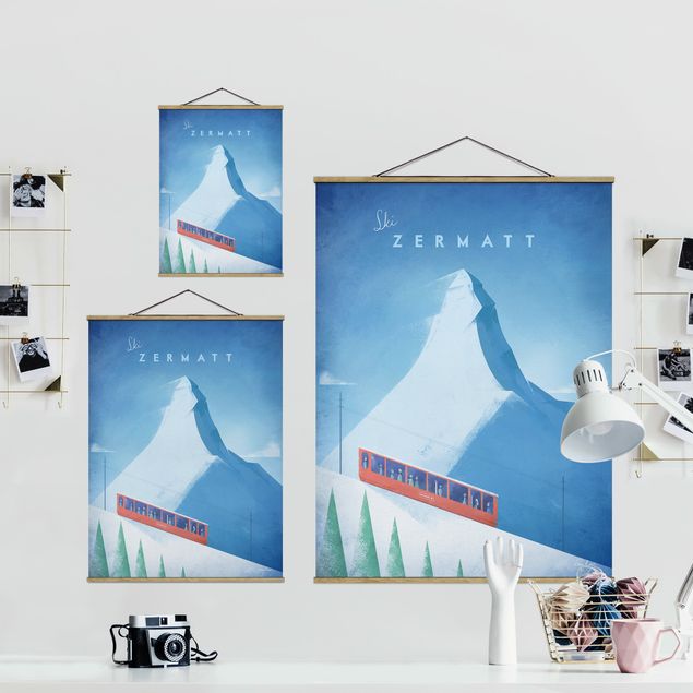 Quadri sulla natura Poster di viaggio - Zermatt
