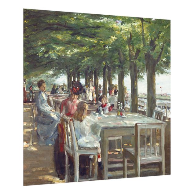 Impressionismo quadri Max Liebermann - La terrazza del ristorante Jacob