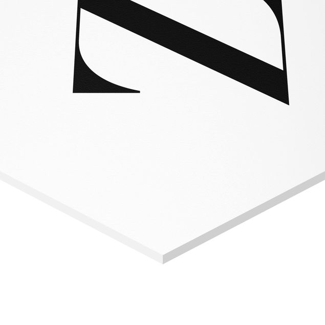 Esagono in forex - Serif Lettera Z Bianco