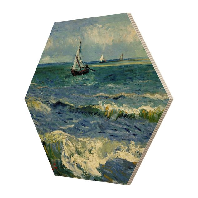 Correnti artistiche Vincent Van Gogh - Paesaggio marino vicino a Les Saintes-Maries-De-La-Mer