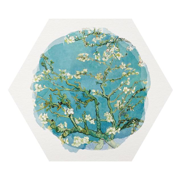 Stile artistico Acquerelli - Vincent Van Gogh - Mandorlo in fiore