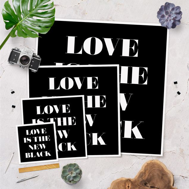 Poster L'amore è il nuovo nero