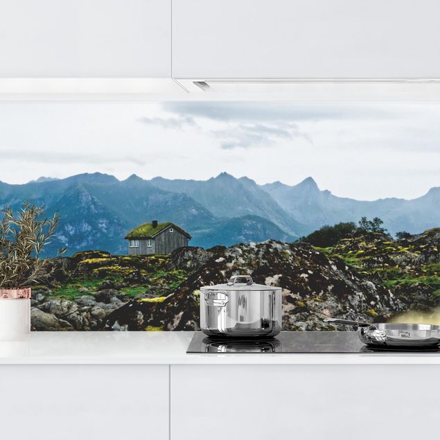 Rivestimenti per cucina con architettura e skylines Rifugio desolato in Norvegia