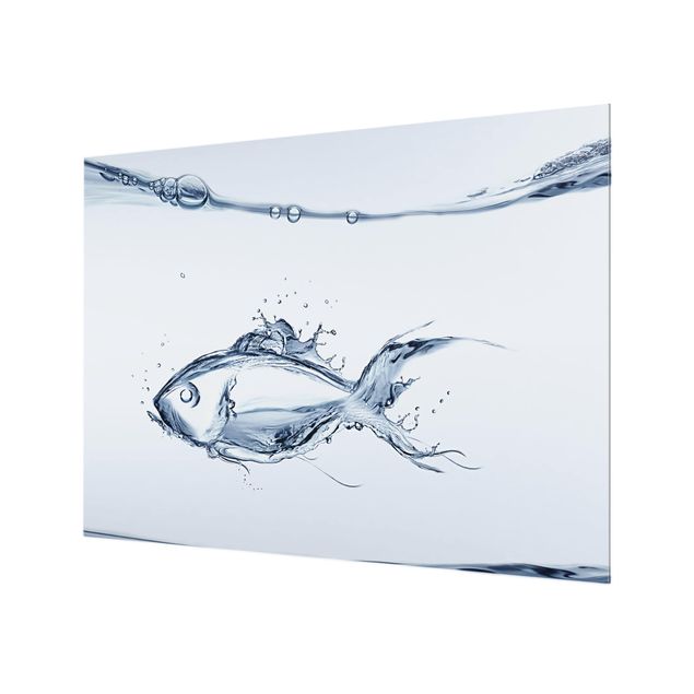 Paraschizzi in vetro - Liquid Silver Fish
