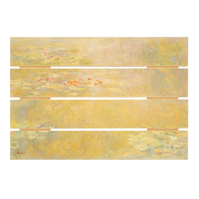 Quadri in legno con paesaggio Claude Monet - Lo stagno delle ninfee