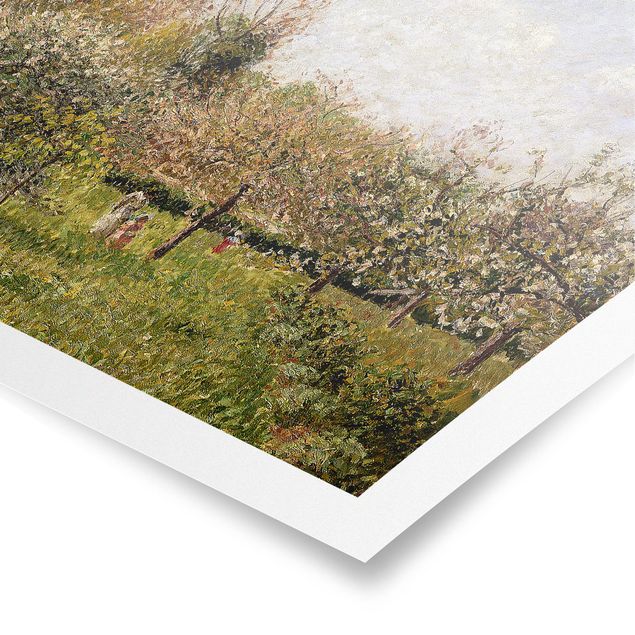 Stampe quadri famosi Camille Pissarro - Primavera a Eragny
