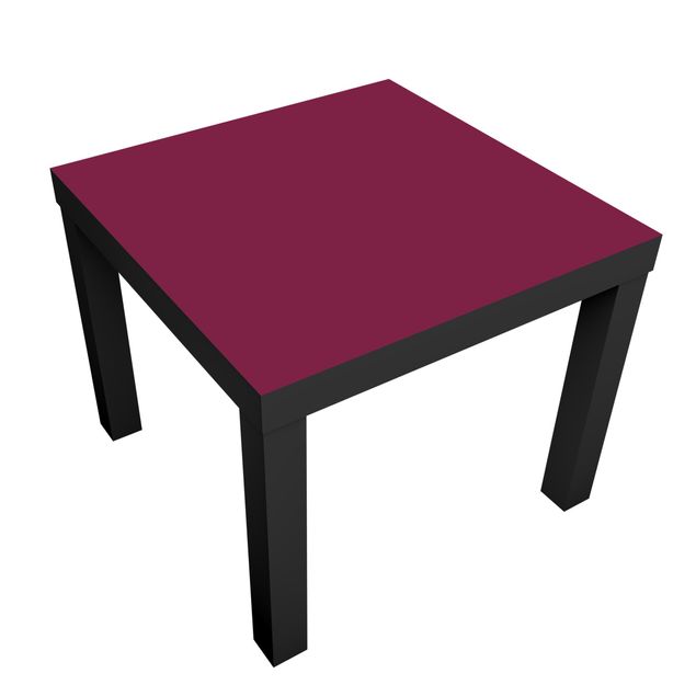 Pellicole adesive per mobili lack tavolino IKEA Colore Rosso Vino