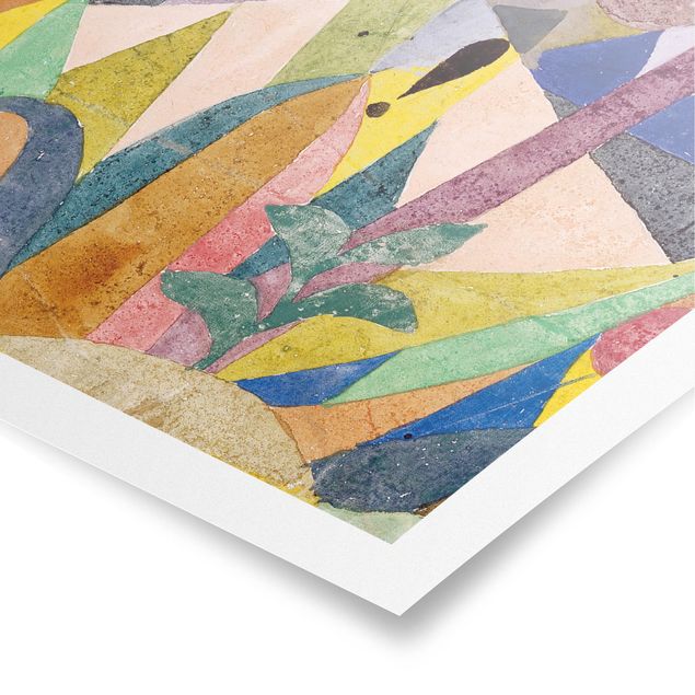 Quadri astratti moderni Paul Klee - Paesaggio mite tropicale