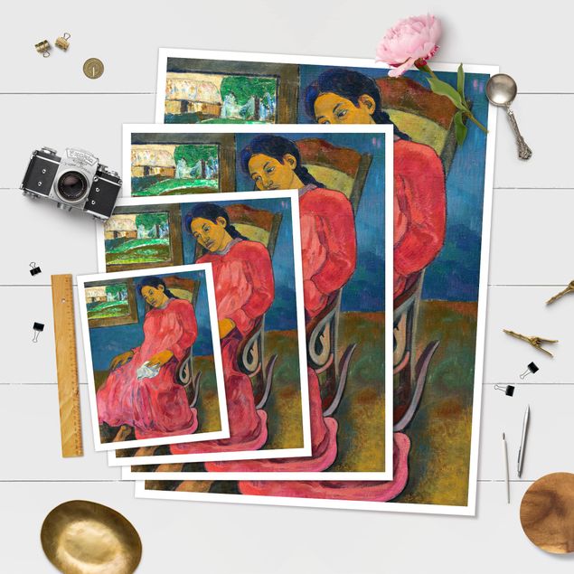 Stampe Paul Gauguin - Faaturuma (malinconico)