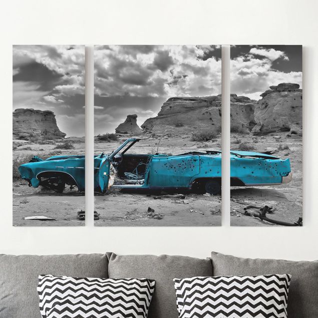 Quadri paesaggistici Cadillac turchese
