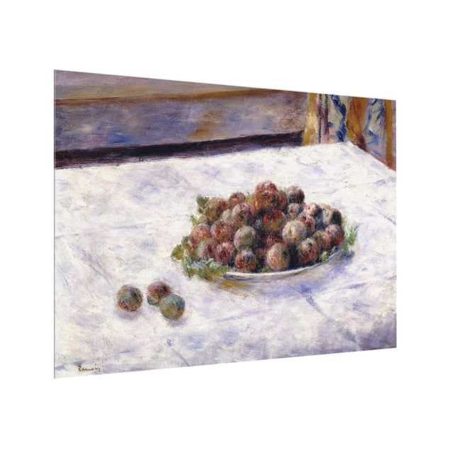 Quadri impressionisti Auguste Renoir - Natura morta, un piatto di prugne